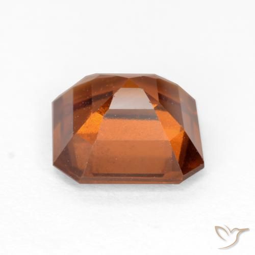 Grenat Hessonite Ambre orange naturelle Octogone / coupe Émeraude, 1.97 ct, VS