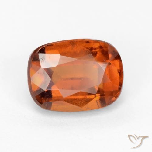 Grenat Hessonite Orange moyen-foncé naturelle Coussin, 2.36 ct, VS-SI
