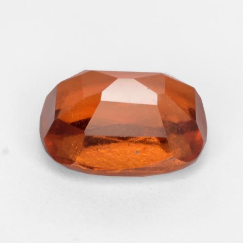 Grenat hessonite orange naturelle coupe coussin, 2,14 ct, VS-SI