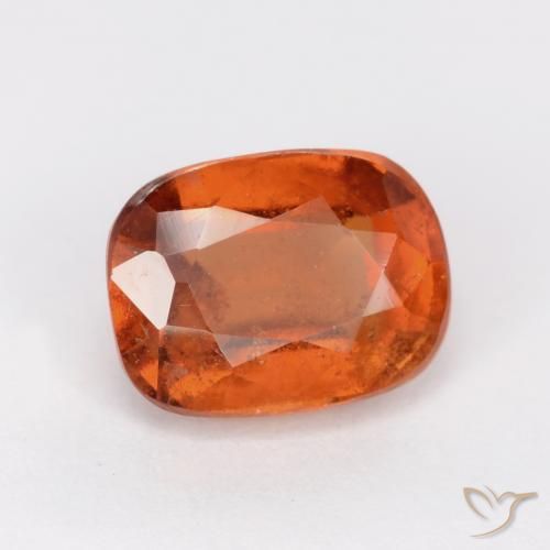 Grenat Hessonite Orange moyen naturelle Coussin, 2.13 ct, SI
