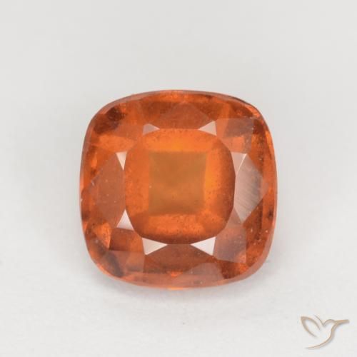 Grenat Hessonite Orange moyen naturelle Coussin, 1.95 ct, VS-SI