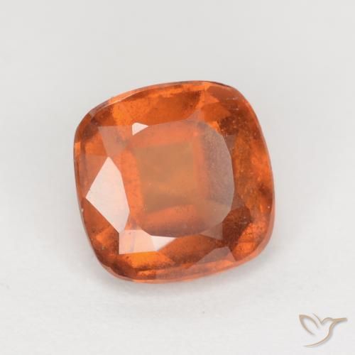 Grenat Hessonite Orange moyen naturelle Coussin, 1.95 ct, VS-SI