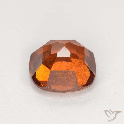 Grenat Hessonite Orange moyen-foncé naturelle Coussin, 1.88 ct, VS-SI