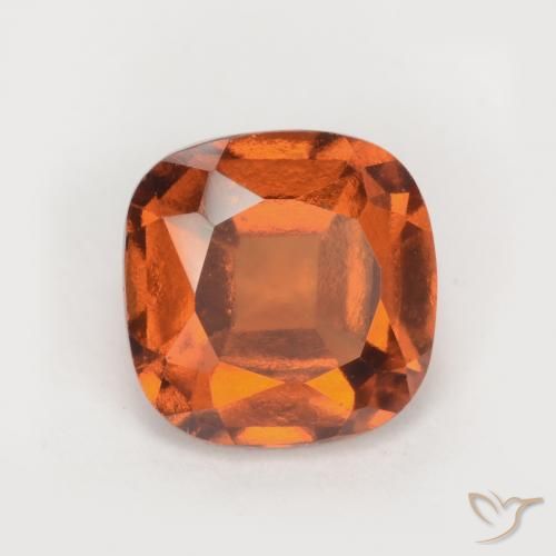 Grenat Hessonite Orange moyen naturelle Coussin, 1.78 ct, VS