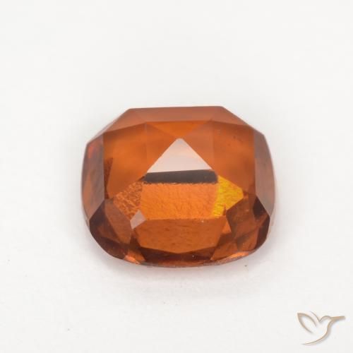 Grenat Hessonite Orange moyen-foncé naturelle Coussin, 1.82 ct, VS
