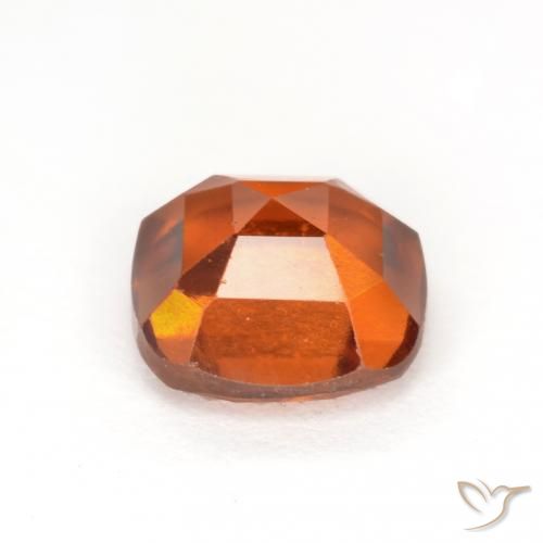 Grenat Hessonite Orange foncé naturelle Coussin, 1.94 ct, VS
