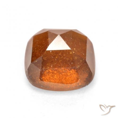Grenat Hessonite Ambre orange naturelle Coussin, 2.48 ct, SI