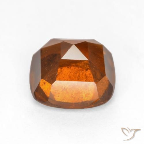 Grenat Hessonite Orange moyen-foncé naturelle Coussin, 2.05 ct, VS-SI