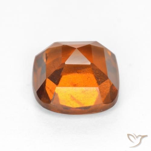 Grenat Hessonite Orange moyen-foncé naturelle Coussin, 2.24 ct, VS