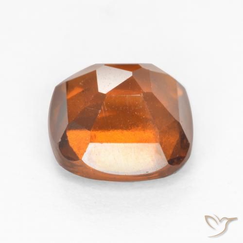 Grenat Hessonite Orange rougeâtre naturelle Coussin, 2.07 ct, VS-SI