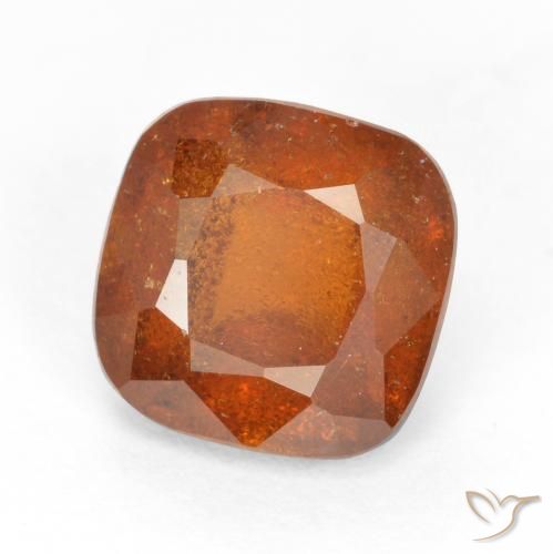 Grenat Hessonite Orange moyen-foncé naturelle Coussin, 1.94 ct, SI