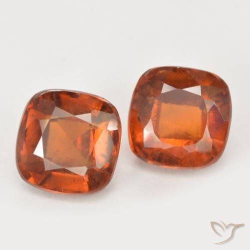 Shop natural 4.62ct Orange moyen Grenat Hessonite gems, Coussin, from Sri Lanka at GemSelect. In stock, global shipping!