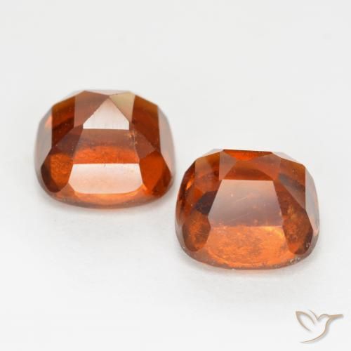 Shop natural 4.62ct Orange moyen Grenat Hessonite gems, Coussin, from Sri Lanka at GemSelect. In stock, global shipping!