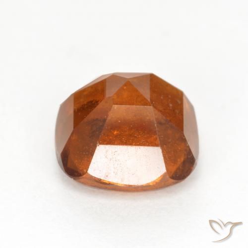 Grenat Hessonite Orange foncé naturelle Coussin, 2.12 ct, SI