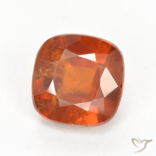 Grenat Hessonite Orange moyen naturelle Coussin, 2.48 ct, SI