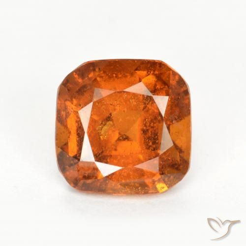 Grenat Hessonite Orange moyen naturelle Octogone / coupe Émeraude, 1.33 ct, SI