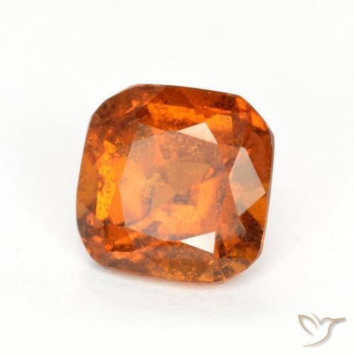 Grenat Hessonite Orange moyen naturelle Octogone / coupe Émeraude, 1.33 ct, SI