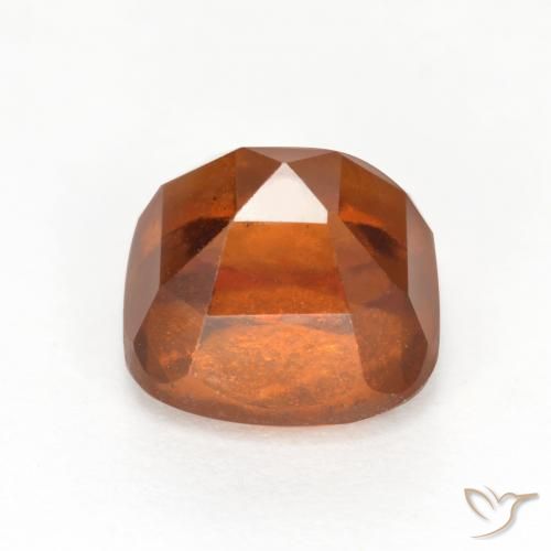 Grenat Hessonite Ambre orange naturelle Coussin, 2.51 ct, VS-SI