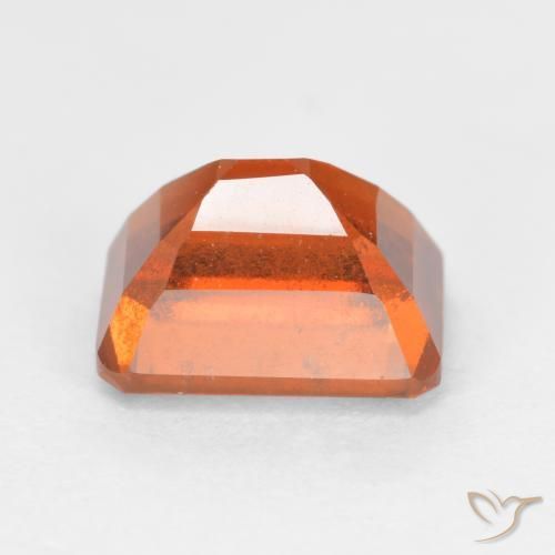 Grenat Hessonite Orange moyen naturelle Octogone / coupe Émeraude, 2.37 ct, SI