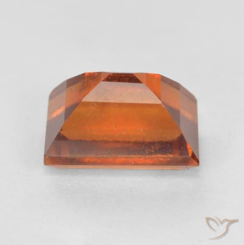 Grenat Hessonite Orange moyen-foncé naturelle Baquette, 1.55 ct, VS