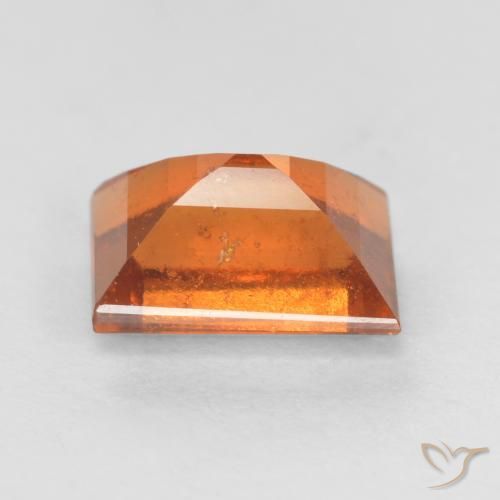 Grenat Hessonite Orange moyen naturelle Baquette, 1.32 ct, SI