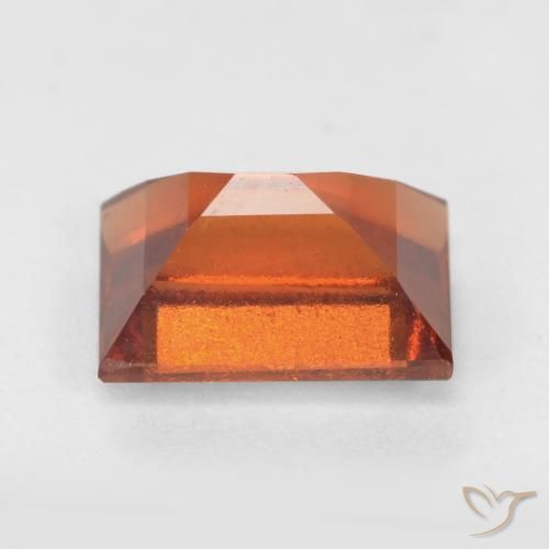 Grenat Hessonite Orange moyen-foncé naturelle Baquette, 1.56 ct, VS
