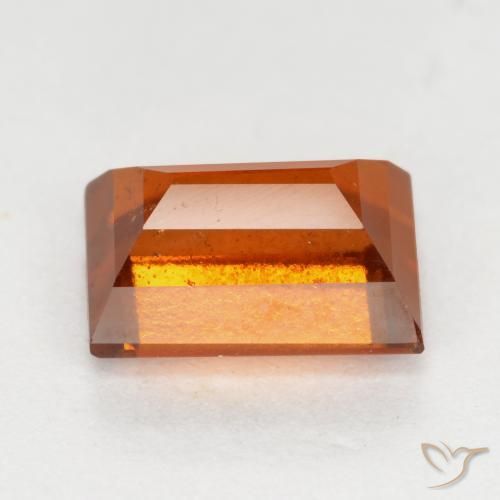 Grenat Hessonite Orange moyen naturelle Baquette, 1.52 ct, VS-SI