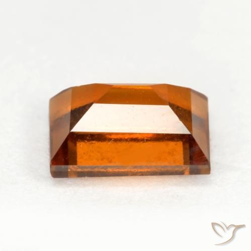 Grenat Hessonite Orange moyen-foncé naturelle Baquette, 1.27 ct, VS