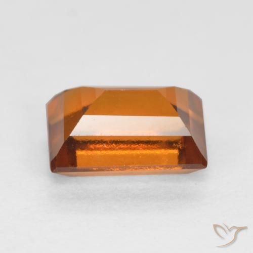 Grenat Hessonite Orange moyen-foncé naturelle Baquette, 1.34 ct, VS