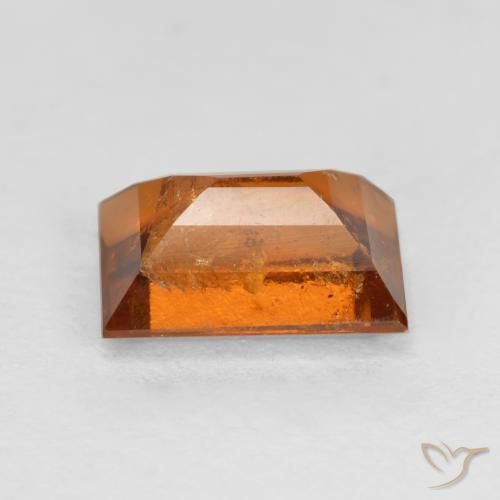 Grenat Hessonite Orange feu naturelle Baquette, 1.49 ct, SI