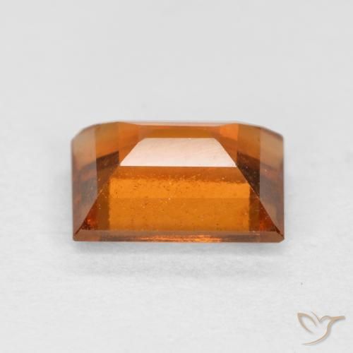 Grenat Hessonite Orange moyen naturelle Baquette, 1.12 ct, VS-SI