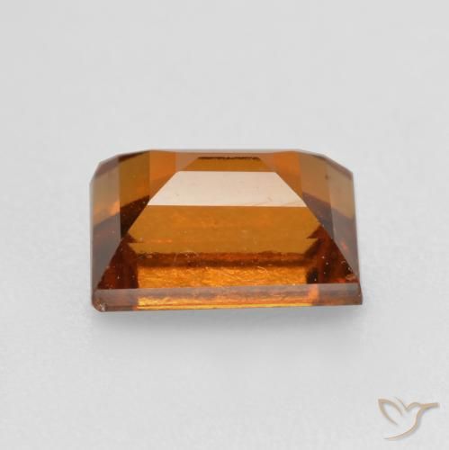 Grenat Hessonite Orange foncé naturelle Baquette, 1.39 ct, VS
