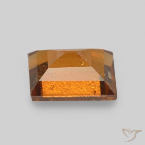 Grenat Hessonite Orange foncé naturelle Baquette, 1.31 ct, VS-SI