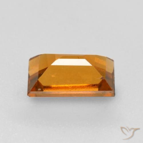 Grenat Hessonite Orange brunâtre naturelle Baquette, 0.76 ct, VS