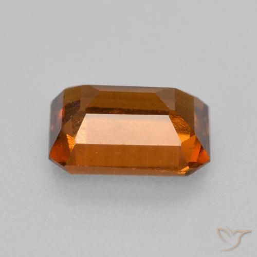 Grenat Hessonite Orange moyen naturelle Octogone / coupe Émeraude, 2.25 ct, VS