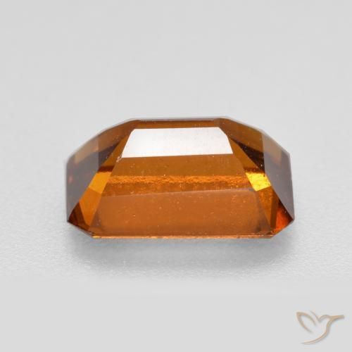 Grenat Hessonite Orange moyen-foncé naturelle Octogone / coupe Émeraude, 2.15 ct, VS-SI