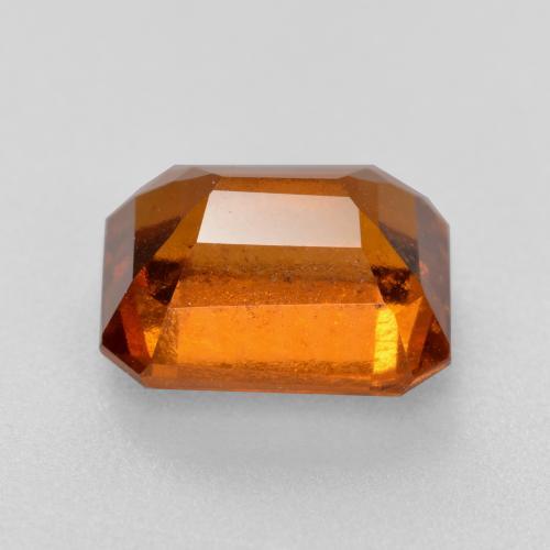 Grenat hessonite orange naturelle taille émeraude, 2,95 ct, VS-SI