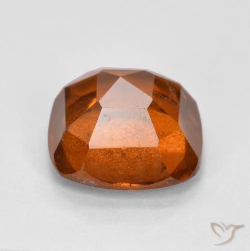 Grenat Hessonite Orange foncé naturelle Coussin, 2.05 ct, SI