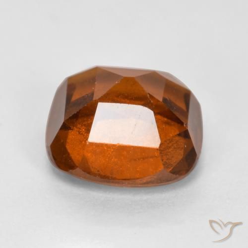 Grenat Hessonite Ambre orange naturelle Coussin, 2.05 ct, SI