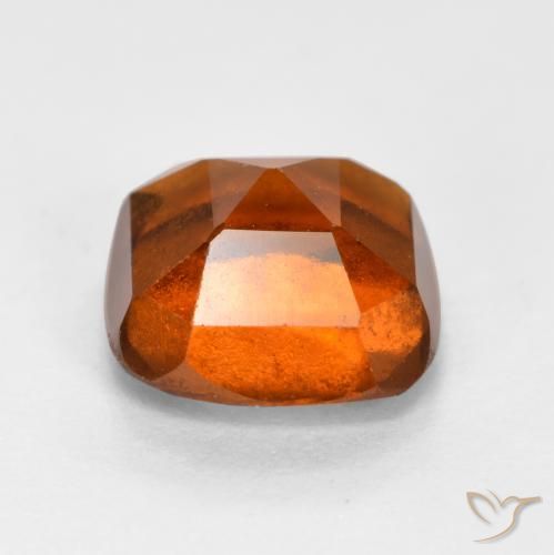 Grenat Hessonite Orange foncé naturelle Coussin, 2.01 ct, SI
