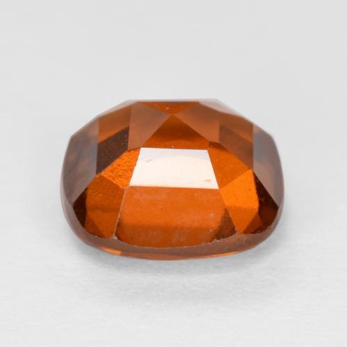 Grenat hessonite orange naturelle coupe coussin, 1,98 ct, VS