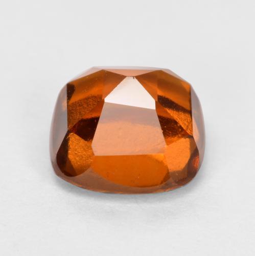 Grenat hessonite orange naturelle coupe coussin, 2,18 ct, VVS-VS