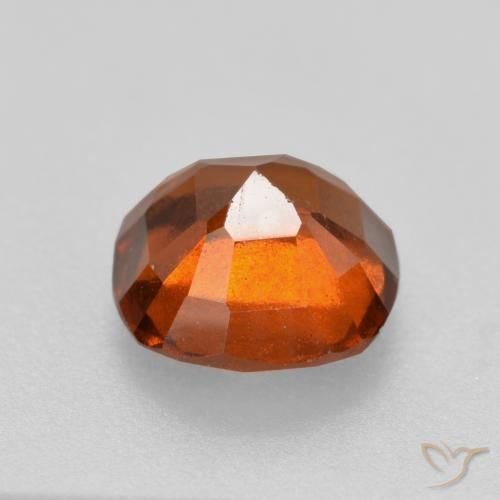 Grenat Hessonite Orange rougeâtre naturelle Coussin, 1.87 ct, VS-SI