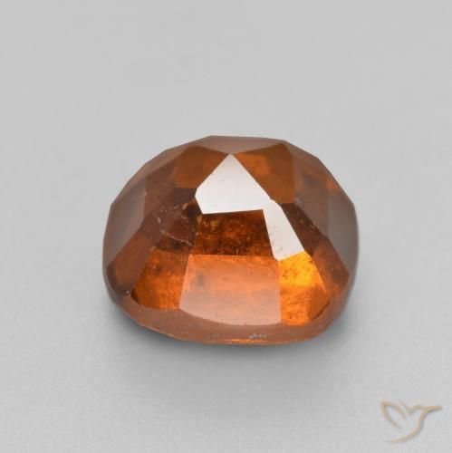 Grenat Hessonite Ambre orange naturelle Coussin, 2.32 ct, VS-SI