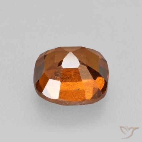 Grenat Hessonite Orange moyen-foncé naturelle Coussin, 2.08 ct, VS-SI