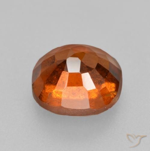 Grenat Hessonite Orange rougeâtre naturelle Coussin, 2.08 ct, VS-SI