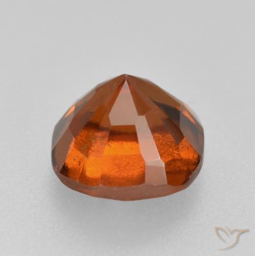 Grenat Hessonite Ambre orange naturelle Coussin, 2.19 ct, VS-SI