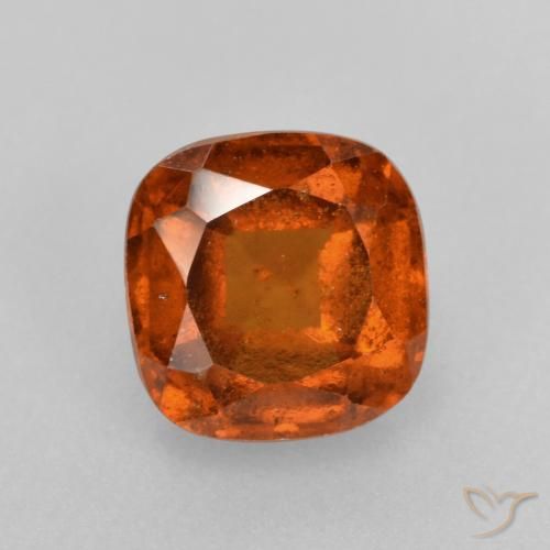 2.01ct Naturel Orange moyen Grenat Hessonite, Coussin, VS-SI