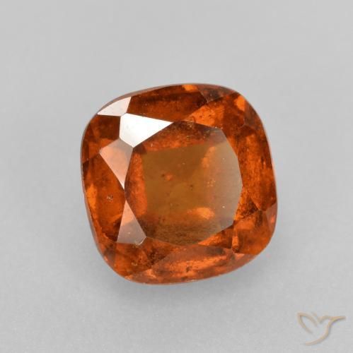 Grenat Hessonite Orange moyen naturelle Coussin, 2.01 ct, VS-SI