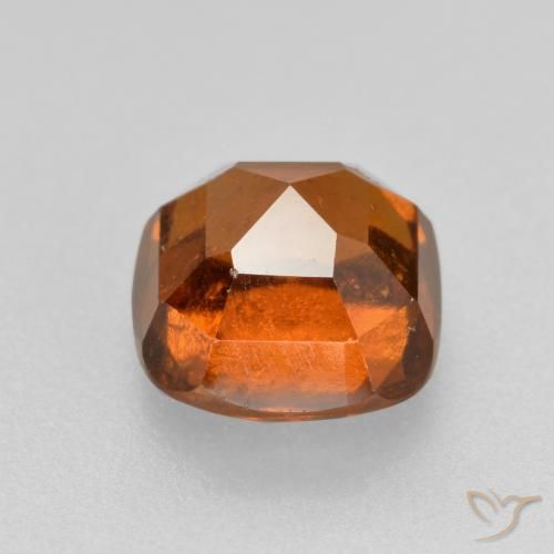 Grenat Hessonite Orange foncé naturelle Coussin, 2.07 ct, SI